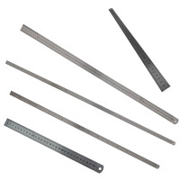 Лінійка металева з двосторонньою шкалою 150х20х0.5 мм