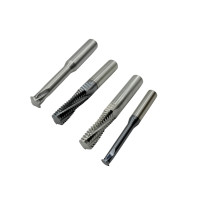 Фреза резьбовая монолитная т/с для нарезания резьбы British Standard Pipe ≥ G 1/8", шагом 28 нит, 6мм раб. диам., с покрытием Alcrona Pro DORMER