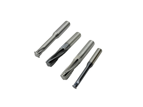 Фреза резьбовая монолитная т/с для нарезания резьбы British Standard Pipe ≥ G 1/8", шагом 28 нит, 6мм раб. диам., с покрытием Alcrona Pro DORMER