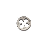 Плашка UNS 1/4" 40 нитей Р6М5 (HSS) N5120 104309 DC Swiss