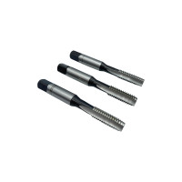 Метчик дюймовый UNC 3/8" 16 нитей комплект из 3-х штук Р6М5 (HSS) N1110-S 111069 DC Swiss