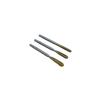 Метчик дюймовый UNC № 4 40 нитей комплект из 3-х штук Р6М5 (HSS) N1110-S 111070 DC Swiss
